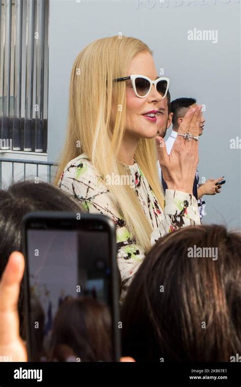 sfilata prada settembre 2019 nicole|Nicole Kidman outside Prada at Milan Fashion Week, Milano, .